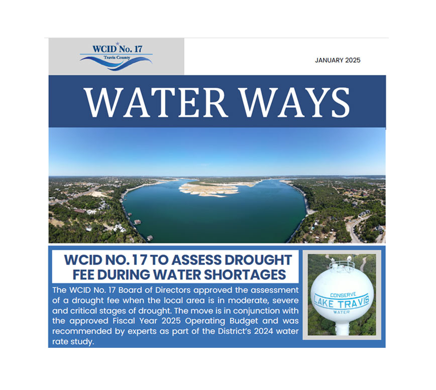 Cover of the WCID No. 17 quarterly newsletter featuring updates and news.